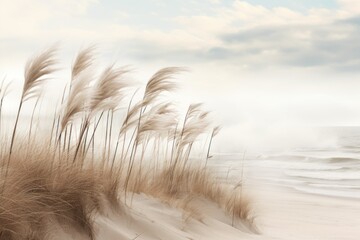  beachscape with soft beige colors