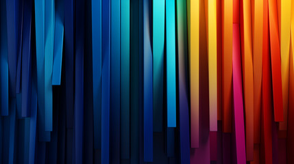 Wall Mural - a colorful wall with a lot of strips of color