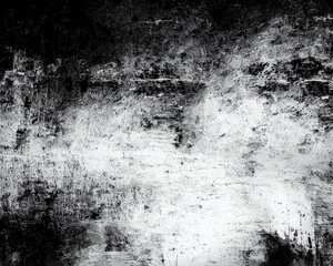 Wall Mural - Background of dirty white texture on black