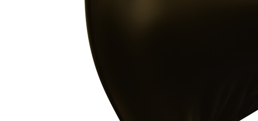 Aufkleber - Luxurious Finesse: Abstract 3D Gold Cloth Illustration for Sophisticated Artistry