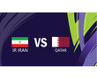 Jordanie And Korea Republic Match Semi Final Flags Asian Nations 2023 Emblems Teams Countries Asian Football Symbol Logo Design Vector Illustration