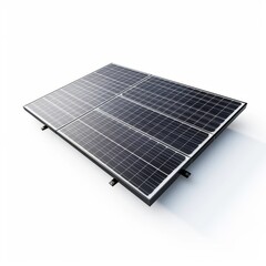 Solar panels isolated on a white background