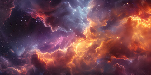 Wall Mural - colorful space galaxy cloud nebula. stary night cosmos. universe science astronomy. supernova backgr
