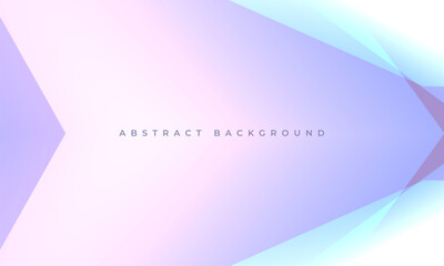 Poster - Purple and light blue pastel colored abstract geometric presentation template background with arrow shapes. Vector illustration