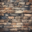 old brick wall background made with generative ai