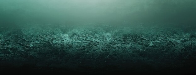Poster - Green and Black Background With Water