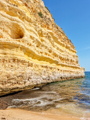 Wall Mural - Cliffs and caves in Benagil, Algarve, Portugal
