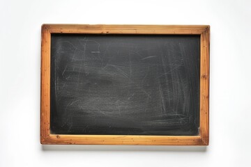 Wall Mural - Chalkboard with frame isolated on white Add text as needed