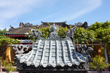 Wall Mural - Temple in Hoi An Old Town, Vietnam.