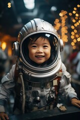 children in space