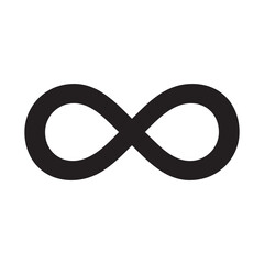 Wall Mural - infinity icon , infinity, eternity, infinite, endless, loop symbols. unlimited infinity collection i