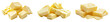 Butter on transparent background, PNG collection
