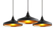 black ceiling lamps vector png