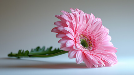 Sticker - pink gerbera flower