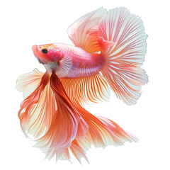 Canvas Print - Red Goldfish Isolated