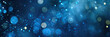 Background bokeh blur circle variety white blue. Dreamy soft focus wallpaper backdrop.  blue glitter vintage lights background. defocused shimmer royal blue sparkle	
	