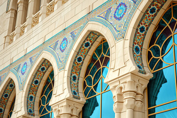 Wall Mural - Mosque decorations portray Islamic religious