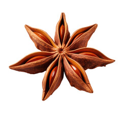 Wall Mural - Anise star on transparent background