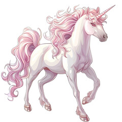 Sticker - unicorn horse anime style