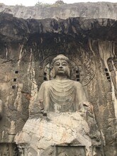 Buddha Statue In Longmen Grottoes