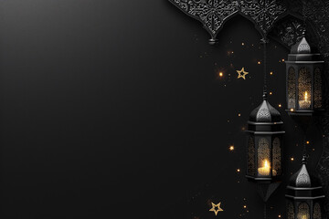 Wall Mural - ramadan Kareem, Ramadan crescent moon, Eid Mubarak Islamic festival social media banner and Eid Mubarak Post Template, islam