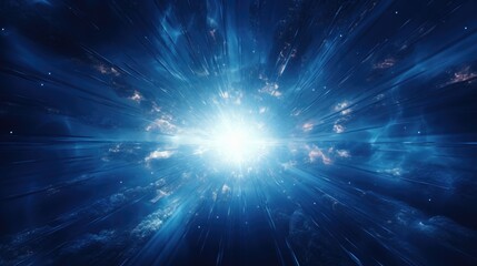 hyperspace travel concept