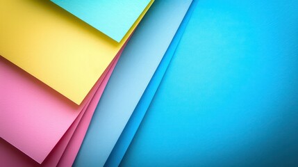 Wall Mural - Vibrant Multicolored Paper Background Abstract Texture With Bright Colors And Copy Space For Design Projects