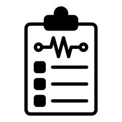 Canvas Print - Medical Chart Icon