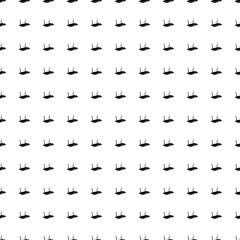 Poster - Square seamless background pattern from black router symbols. The pattern is evenly filled. Vector illustration on white background