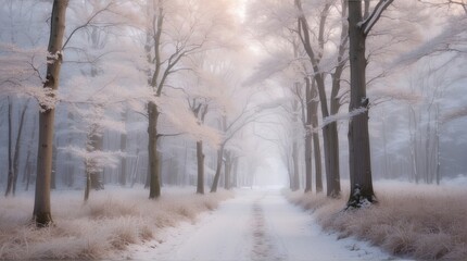 Wall Mural - Maple forest, pathway, photography backdrop, wedding backdrop, maternity backdrop