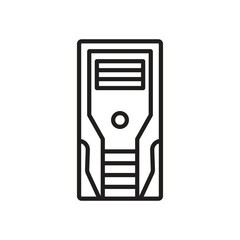 Poster - pc case icon vector