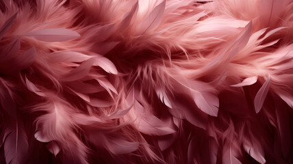 pink feathers background