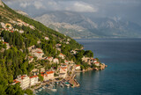Fototapeta Maki - The beautiful Adriatic coast in Croatia near the resort of Makarska