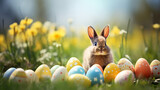 Fototapeta Panele - Easter eggs