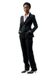 © wai - African woman wearing Business attire, standing, white background