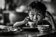 © Siti - a photographer take young boy picture while hungry