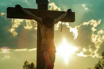 image of Jesus Christ on the cross, conveying sacrifice, salvation