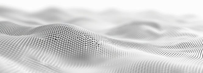 Poster - Vector abstract network of lines in grids and points on white background