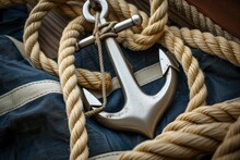 Nautical Outfits, Anchor And Mooring Ropes In Frame