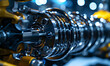 Car Suspension System blurry background