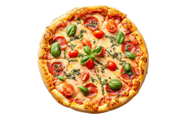 Wall Mural - Pizza on Transparent Background
