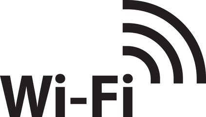Poster - Wi Fi symbol signal connection. Vector wireless internet technology sign. Wifi network communication icon.