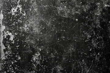 Poster - A black and white photo of a dirty wall. Suitable for various design projects