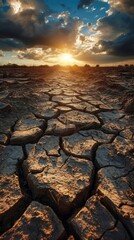 Wall Mural - photo of dry land during the dry season