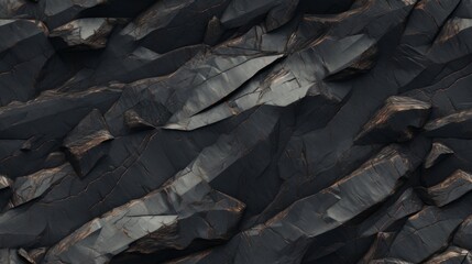 Poster - Jagged and rough rock texture with sharp edges. Generative AI