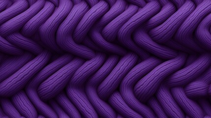 Poster - Knitted and intertwined texture of yarn. pattern Generative AI