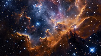 Poster - Photo concept of the NGC 6520 Star Cluster, highlighting its dense core and stellar population Generative AI