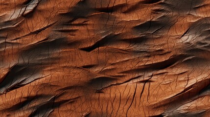 Poster - Rugged and bumpy bark texture from a tree trunk. Generative AI