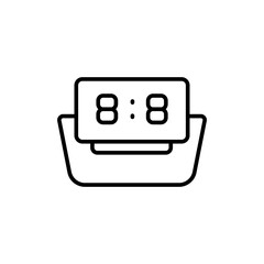 Poster - Scoreboard outline icons, minimalist vector illustration ,simple transparent graphic element .Isolated on white background