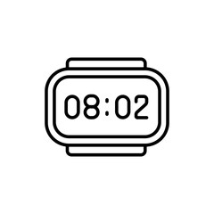 Poster - Scoreboard outline icons, minimalist vector illustration ,simple transparent graphic element .Isolated on white background